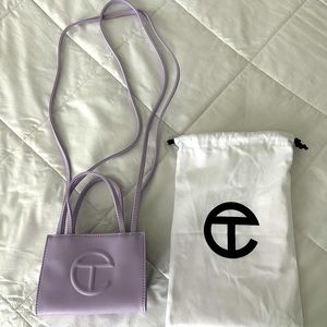 Telfar Lavender Small Shopping Bag